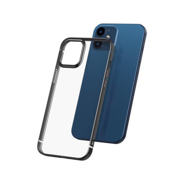 Силиконовый чехол Baseus Shining Case  для iPhone 12 Pro / iPhone 12 - черный