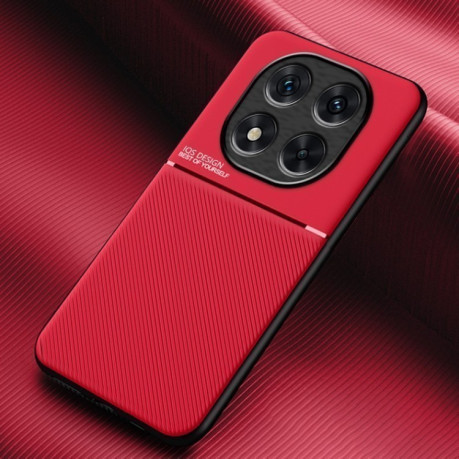 Протиударний чохол Tilt Strip Grain на Xiaomi Redmi Note 14 Pro 5G/Poco X7 - червоний