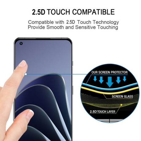 Защитное 3D стекло IMAK Curved Edge Full Screen для OnePlus 10 Pro