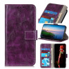 Чехол-книжка Magnetic Retro Crazy Horse Texture на Samsung Galaxy A14 5G - фиолетовый