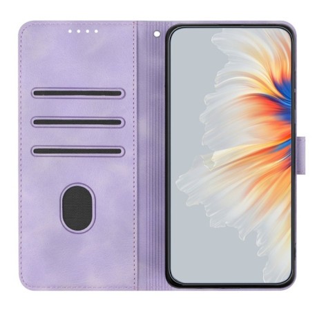 Чохол-книжка Skin Feel Heart Amile для Infinix Hot 50 Pro+ 4G - фіолетовий