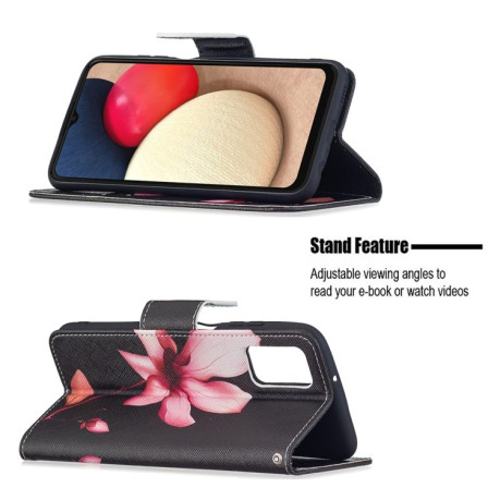 Чохол-гаманець Colored Drawing Pattern для Samsung Galaxy A03s - Lotus