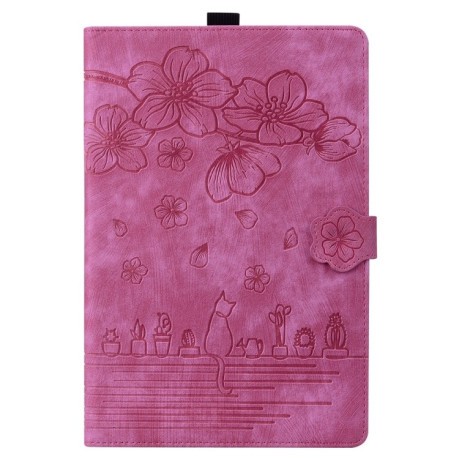 Чохол-книжка Sakura на iPad Pro 13 2024 - пурпурно-червоний