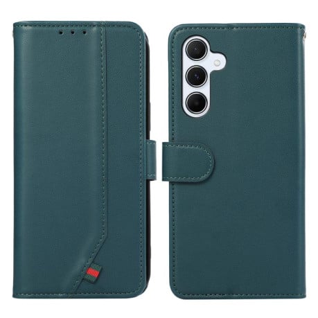 Чохол-книжка ABEEL з фактурою Delicate захистом від сканування RFID на Samsung Galaxy S25 FE 5G - зелений