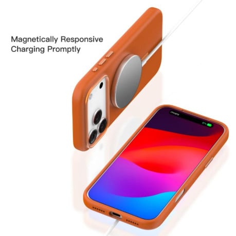 Противоударный чехол Mutural Karen Series Liquid Silicone MagSafe на iPhone 17 Pro Max - серый