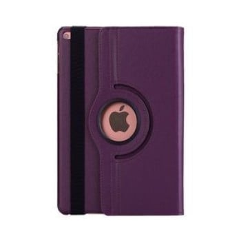 Шкіряний Чохол 360 Degree Litchi Texture на iPad Mini 5 (2019) / Mini 4 -фіолетовий