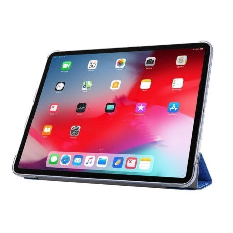 Чехол-книжка Silk Texture Horizontal Demation для iPad Air 13 2024 / Pro 12.9 2020 - пурпурно-красный