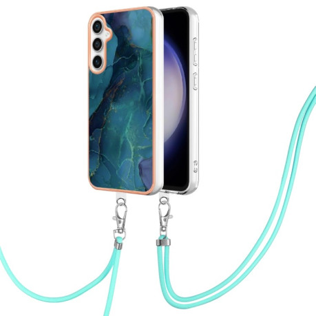 Протиударний чохол Electroplating IMD для Samsung Galaxy S23 FE 5G - зелений