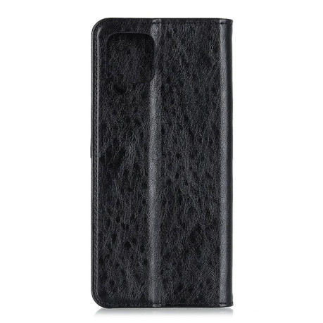 Чехол-книжка Magnetic Retro Crazy Horse Texture на Samsung Galaxy A42 - черный
