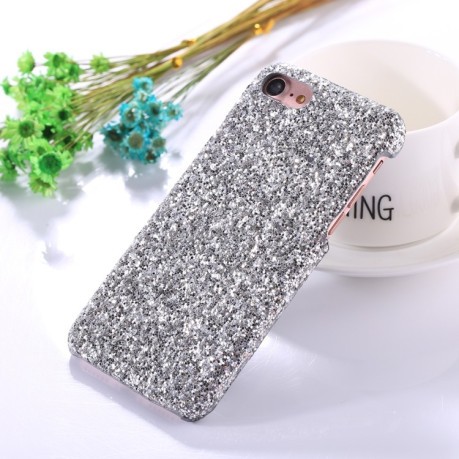 Ударозащитный чехол Glittery Powder на iPhone 6 Plus / 6s Plus - серебристый