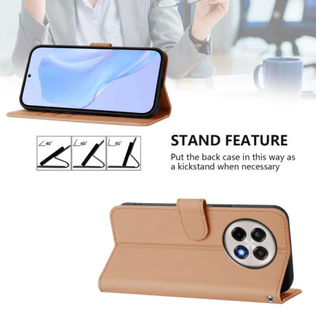 Чохол-книжка Skin Feel S-type для OnePlus 13R/Ace 5/Ace 5 Pro - Nude