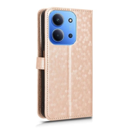 Чохол-книжка Honeycomb Dot на Xiaomi Redmi 15C 5G / 4G EU 173mm / Poco C85 5G - золотий