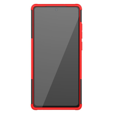 Противоударный чехол Tire Texture на Samsung Galaxy Note 20 - красный