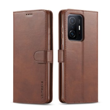 Чохол книжка LC.IMEEKE Calf Texture Xiaomi Mi 11T / 11T Pro - коричневий