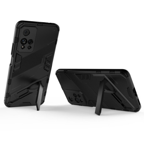 Противоударный чехол Punk Armor для Xiaomi Redmi Note 11 Pro 5G (China)/11 Pro+ - черный