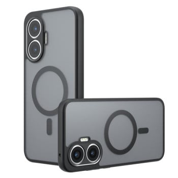 Протиударний чохол Armor Precise Hole гібрид твердого та м'якого матеріалу на  Xiaomi Poco F7 - чорний