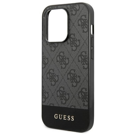 Оригінальний чохол Guess 4G Stripe Collection для iPhone 14 Pro Max - grey