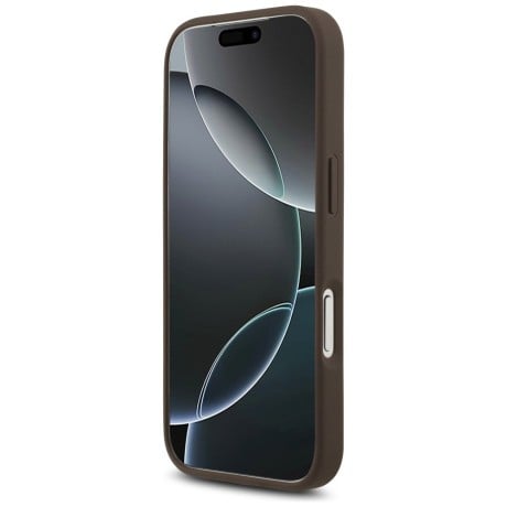 Оригинальный чехол Guess 4G Big Logo на iPhone 17 Pro - Brown
