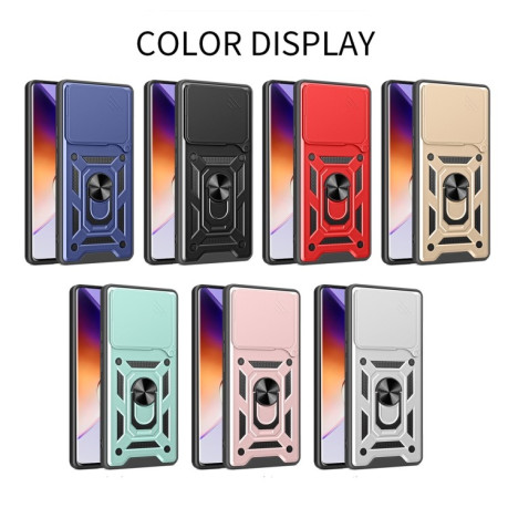 Противоударный чехол Sliding Camshield для Infinix Note 40 Pro/40 Pro+ 5G - черный