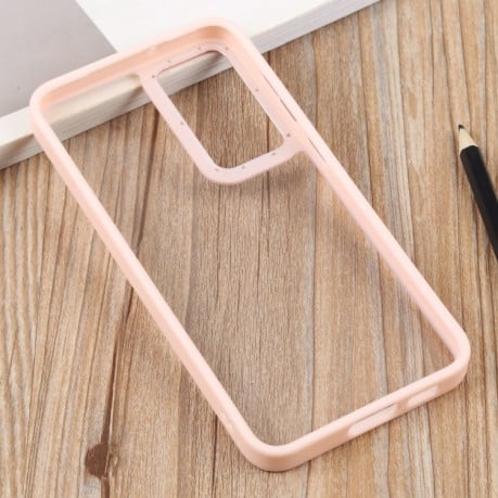 Противоударный чехол Clear Acrylic Soft для Samsung Galaxy S23 5G - розовый