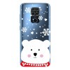 Силіконовий чохол Christmas Series на Xiaomi Redmi 10X / Note 9 - Chubby White Bear