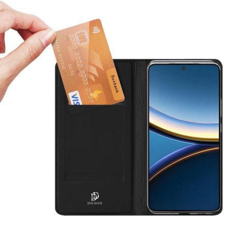 Чохол-книжка DUX DUCIS Skin X Pro Series Magsafe для Xiaomi Poco F7 Pro / Redmi K80 5G - чорний