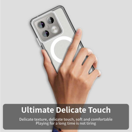 Протиударний чохол MagSafe Holder PC Hybrid для Xiaomi 14T Pro - білий