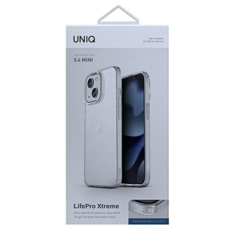 Оригінальний чохол UNIQ etui LifePro Xtreme на iPhone 13 mini - crystal clear