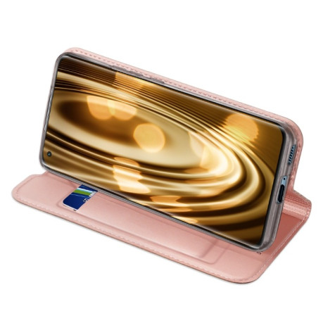 Чехол-книжка DUX DUCIS Skin Pro Series на Xiaomi Mi 11 - розовое золото