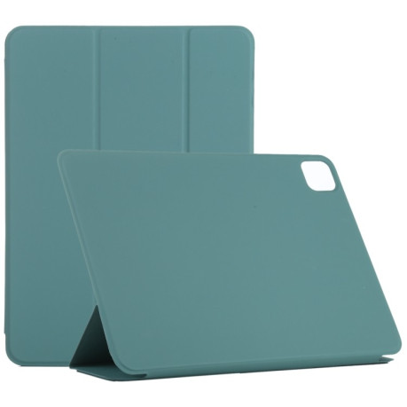 Магнитный чехол-книжка Ultra-thin Non-buckle на iPad Pro 11 2021/2020/2018/ Air 2020 10.9  - зеленый