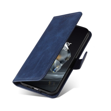 Чохол-книжка Classic Calf Texture для OnePlus 12R - синій