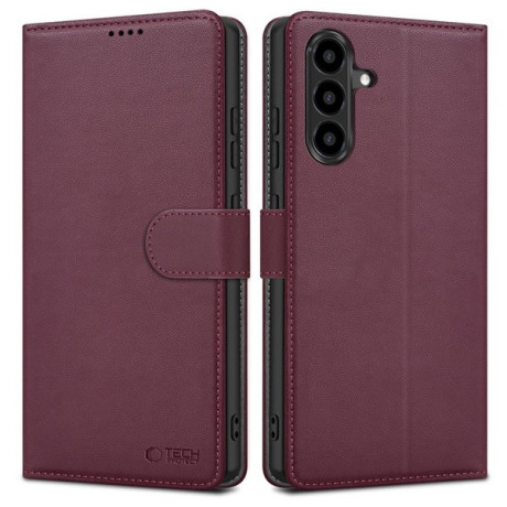 Чехол-книжка Tech-Protect Wallet для Samsung Galaxy A56 5G - Burgundy