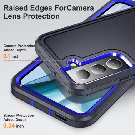 Противоударный чехол 3 in 1 Rugged Holder для Samsung Galaxy S23 5G - синий