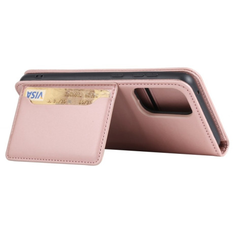 Чехол-книжка Strong Magnetism на Samsung Galaxy A73 - розовое золото