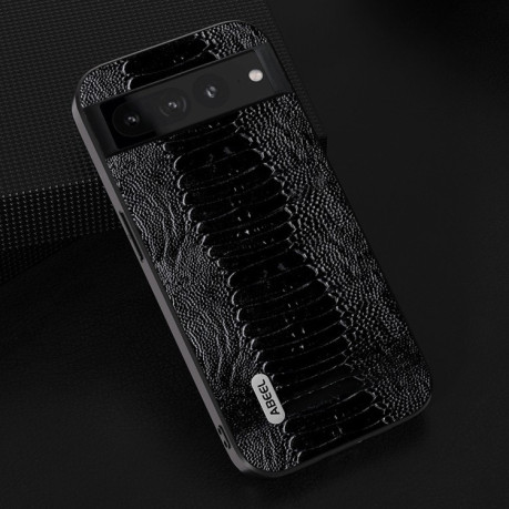 Шкіряний Чохол ABEEL Genuine Leather Weilai Series для Google Pixel 8 Pro - чорний
