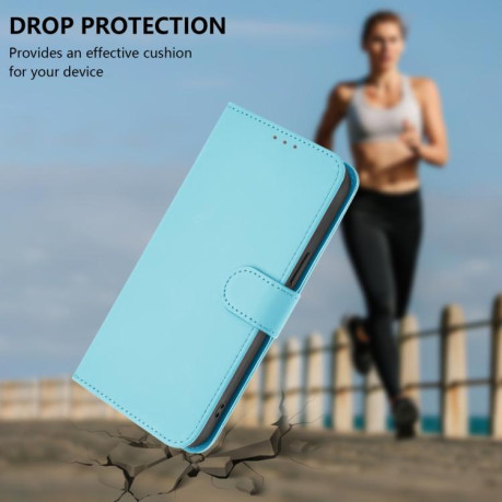 Чохол-книжка Skin Feel Solid Color Leather Xiaomi Poco M7 Pro 5G - синій