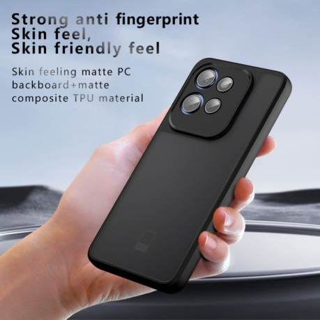 Противоударный чехол Armor Precise Hole PC Hybrid TPU для Motorola Edge 50 Neo - черный