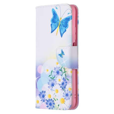 Чехол-книжка Colored Drawing Series на Xiaomi Redmi 9T - Butterfly Love