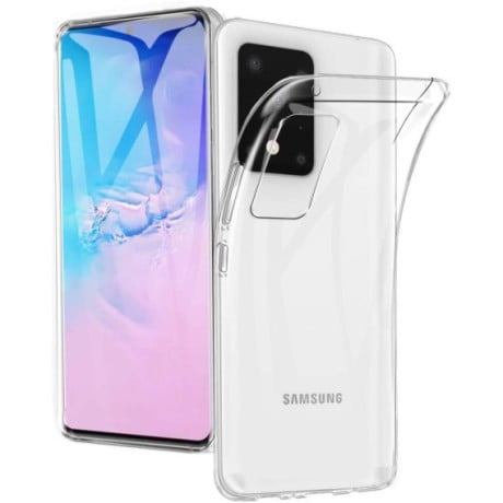 Ультратонкий силиконовый чехол G-Case Cool Series для Samsung Galaxy S20 + Plus-прозрачный