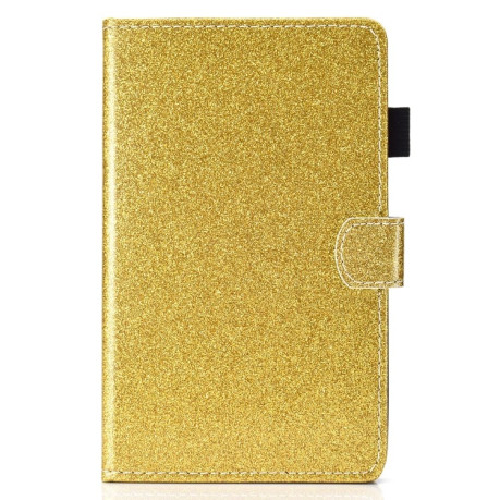 Чехол-книжка Varnish Glitter Powder для iPad mini 6 - золотой