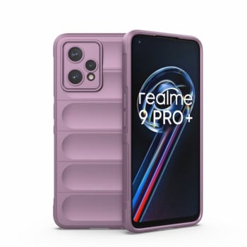 Силиконовый чехол Magic Flannel для Realme 9 Pro Plus/ Realme 9 4G - фиолетовый