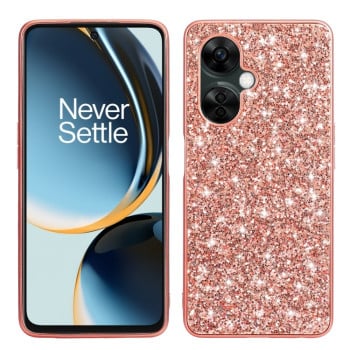 Ударозащитный чехол Glittery Powder на OnePlus Nord CE3 Lite - розовое золото