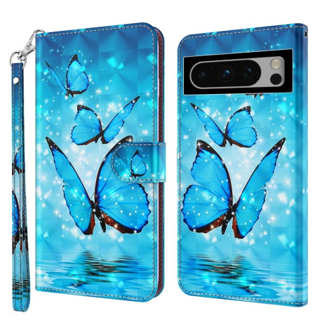 Чохол-книжка 3D Painting для Google Pixel 8 Pro - Butterflies