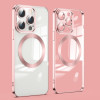 Противоударный чехол Lens MagSafe для  iPhone 14 Pro - розовое золото