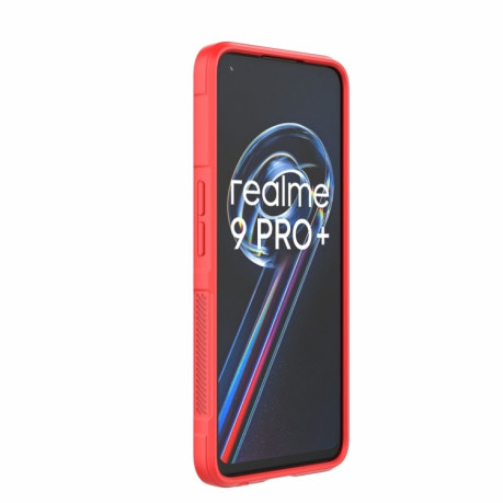Силіконовий чохол Magic Flannel для Realme 9 Pro Plus/ Realme 9 4G - винно-червоний