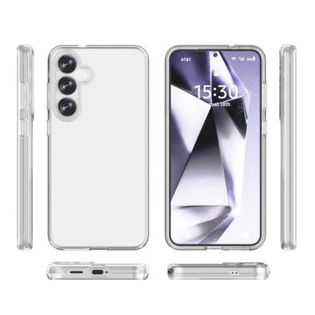Протиударний чохол Terminator Style Glitter для Samsung Galaxy S25+ 5G - прозорий