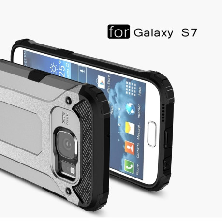 Протиударний чохол Rugged Armor на Galaxy S7/G930 - сірий