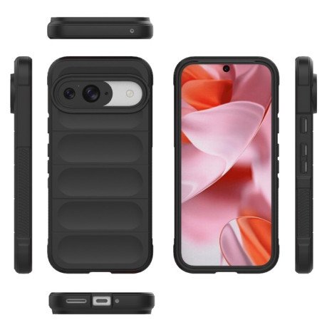 Силіконовий чохол Magic Flannel для Google Pixel 9 Pro - чорний