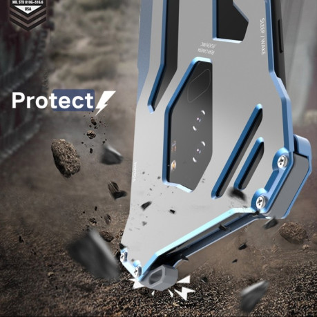 Противоударный чехол R-JUST Shockproof Armor Metal на  Samsung Galaxy S9+ Plus- черный