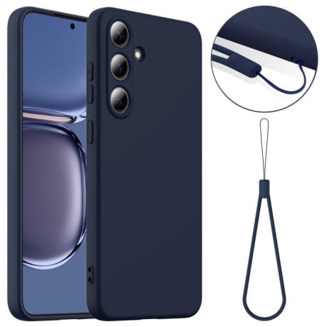 Силіконовий чохол Shockproof Silicone з Magsafe на Samsung Galaxy S25 FE 5G - синій
